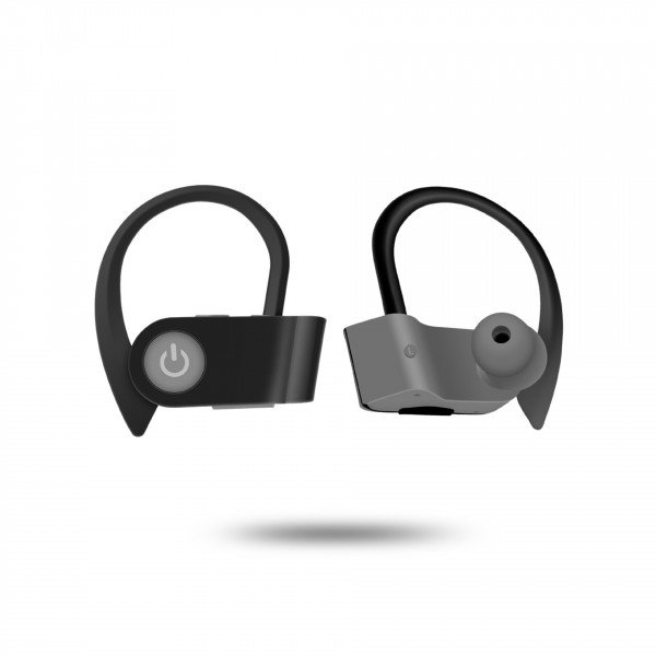Wholesale Power Wireless Hook Ear Style Buds Headphone Headset (Gray)